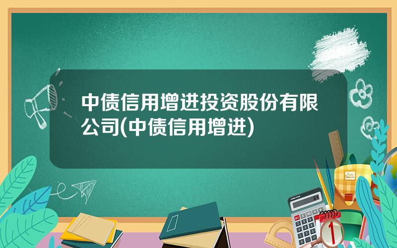 中债信用增进投资股份有限公司(中债信用增进)