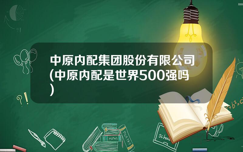 中原内配集团股份有限公司(中原内配是世界500强吗)