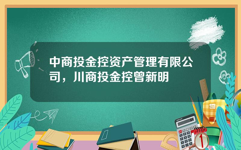 中商投金控资产管理有限公司，川商投金控曾新明