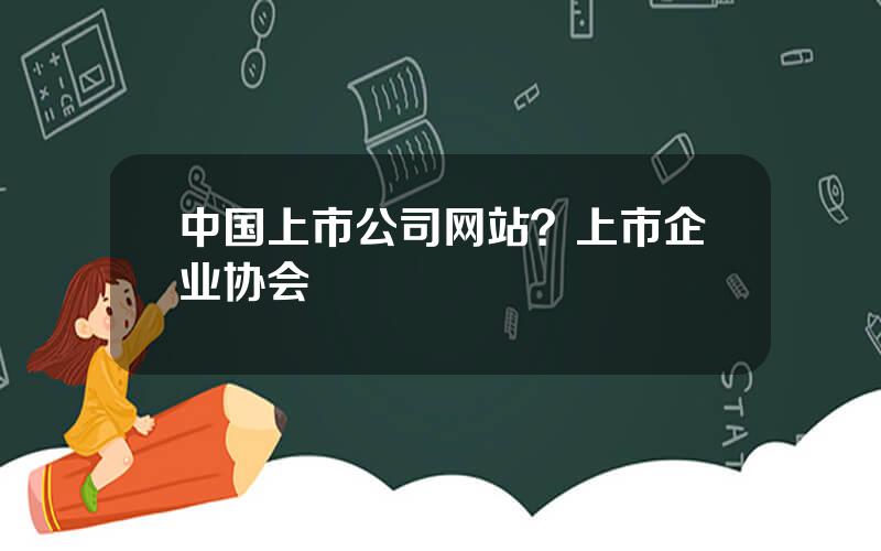 中国上市公司网站？上市企业协会